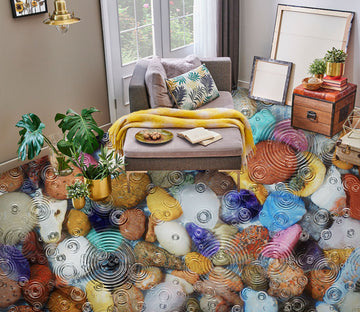 3D Colored Stone Art 038 Floor Mural