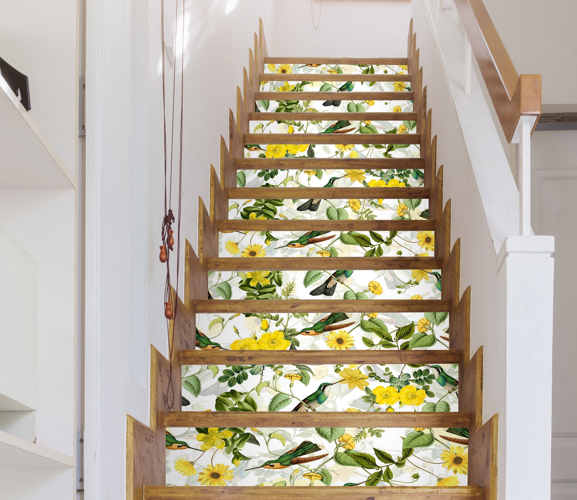 3D Yellow Flowers 10438 Uta Naumann Stair Risers