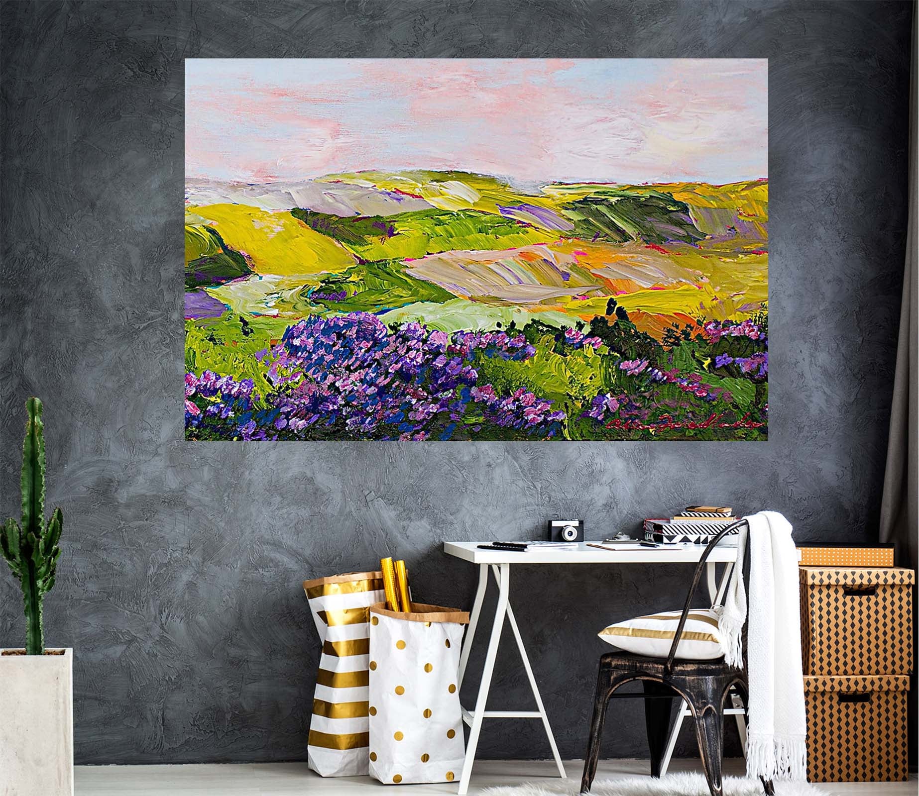 3D Painted Garden 175 Allan P. Friedlander Wall Sticker