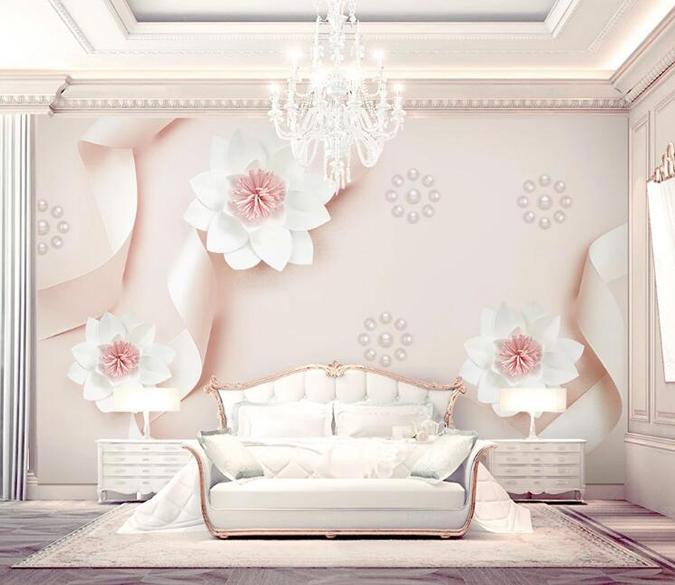 3D Beautiful Flowers 209 Wall Murals Wallpaper AJ Wallpaper 2 