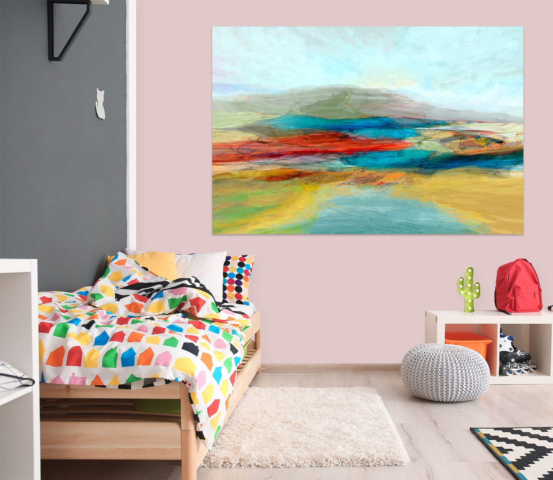 3D Color Art 048 Michael Tienhaara Wall Sticker