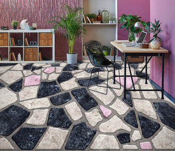 3D Three-color Stone Art 913 Floor Mural  Wallpaper Murals Rug & Mat Print Epoxy waterproof bath floor