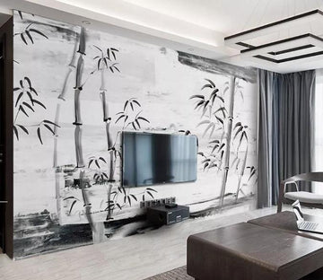 3D Bamboo Forest 060 Wall Murals Wallpaper AJ Wallpaper 2 