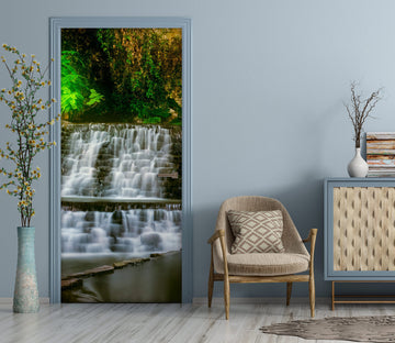 3D Running Water Fall 10814 Beth Sheridan Door Mural