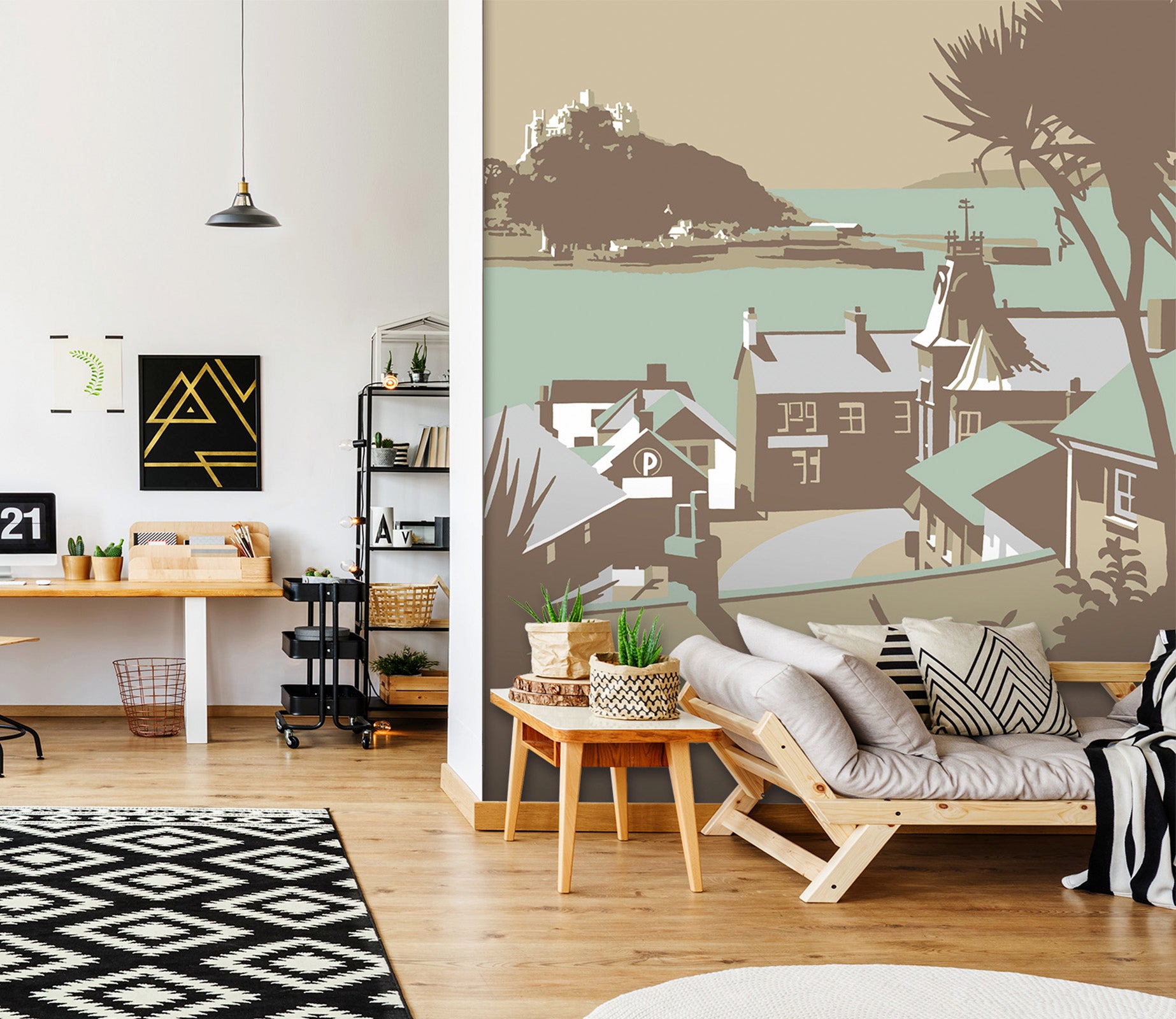 3D Marazion 1024 Steve Read Wall Mural Wall Murals