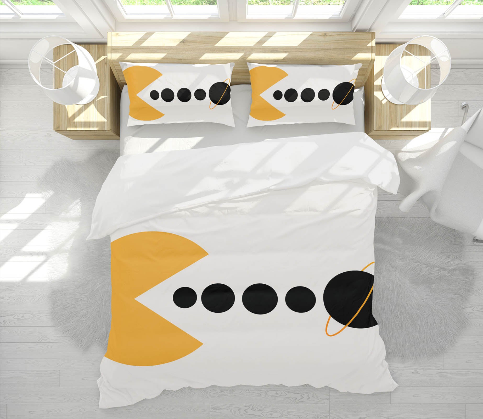 3D Yellow Monster 244 Boris Draschoff Bedding Bed Pillowcases Quilt