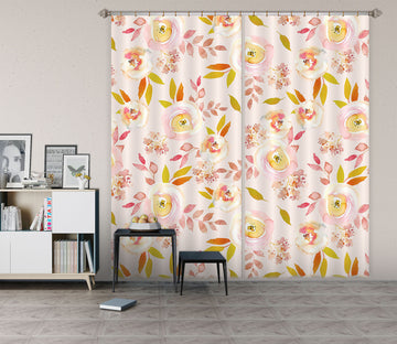 3D Painting Flowers 214 Uta Naumann Curtain Curtains Drapes