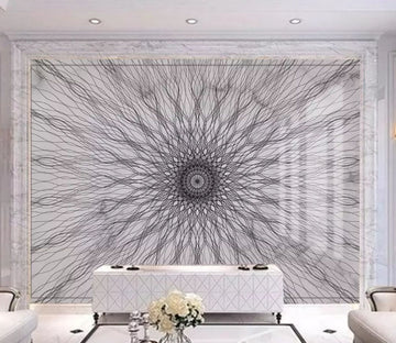 3D Black Pattern 2179 Wall Murals