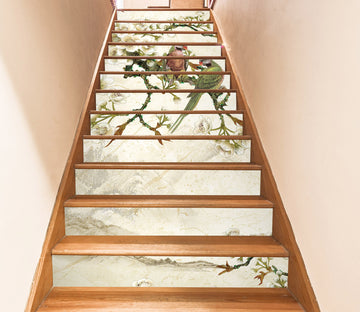 3D Two Birds On The Branch 580 Stair Risers