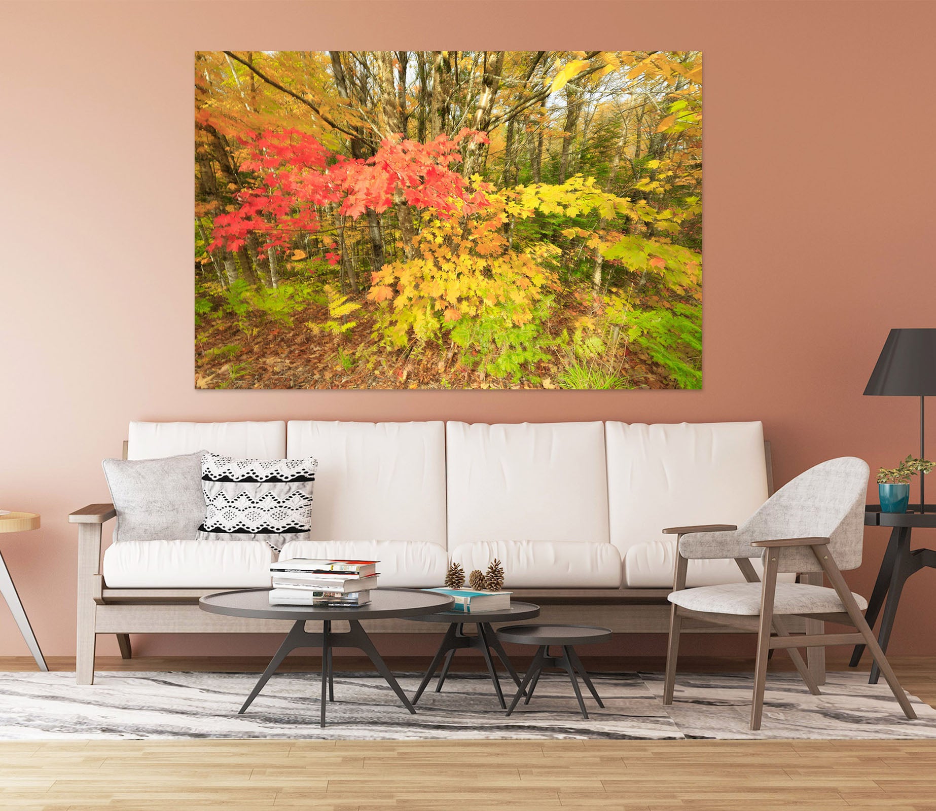 3D Jungle Leaves 62108 Kathy Barefield Wall Sticker