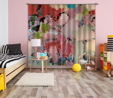 3D Color Graffiti 115 Allan P. Friedlander Curtain Curtains Drapes