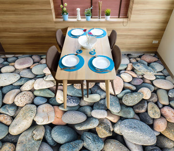 3D Plain Colored Pebbles 928 Floor Mural  Wallpaper Murals Rug & Mat Print Epoxy waterproof bath floor