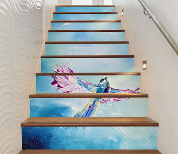 3D Painted Bird 825 Skromova Marina Stair Risers