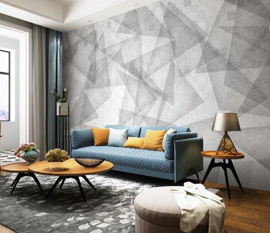 3D Transparent Triangle WC1606 Wall Murals