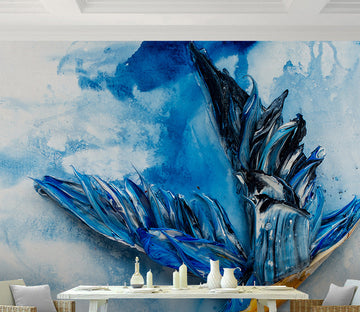 3D Blue Painting WG065 Wall Murals
