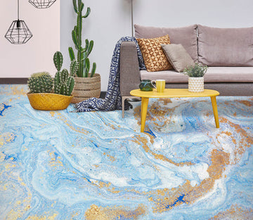 3D Gentle Blue Texture 1166 Floor Mural  Wallpaper Murals Self-Adhesive Removable Print Epoxy