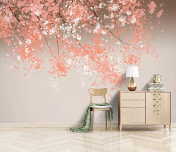 3D Pink Flowers WC05 Wall Murals Wallpaper AJ Wallpaper 2 