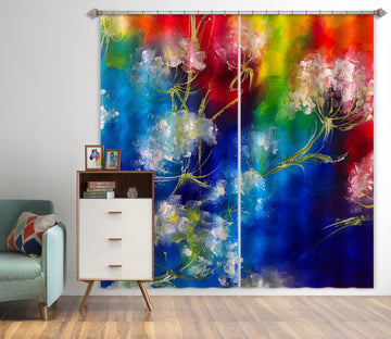 3D Painted Flowers 2418 Skromova Marina Curtain Curtains Drapes