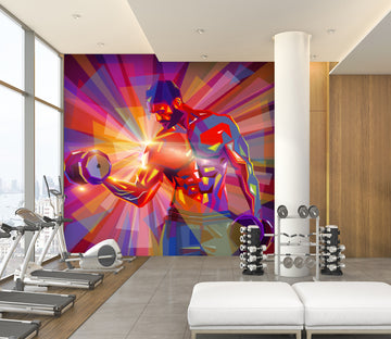 3D Boxing Warriors 246 Wall Murals