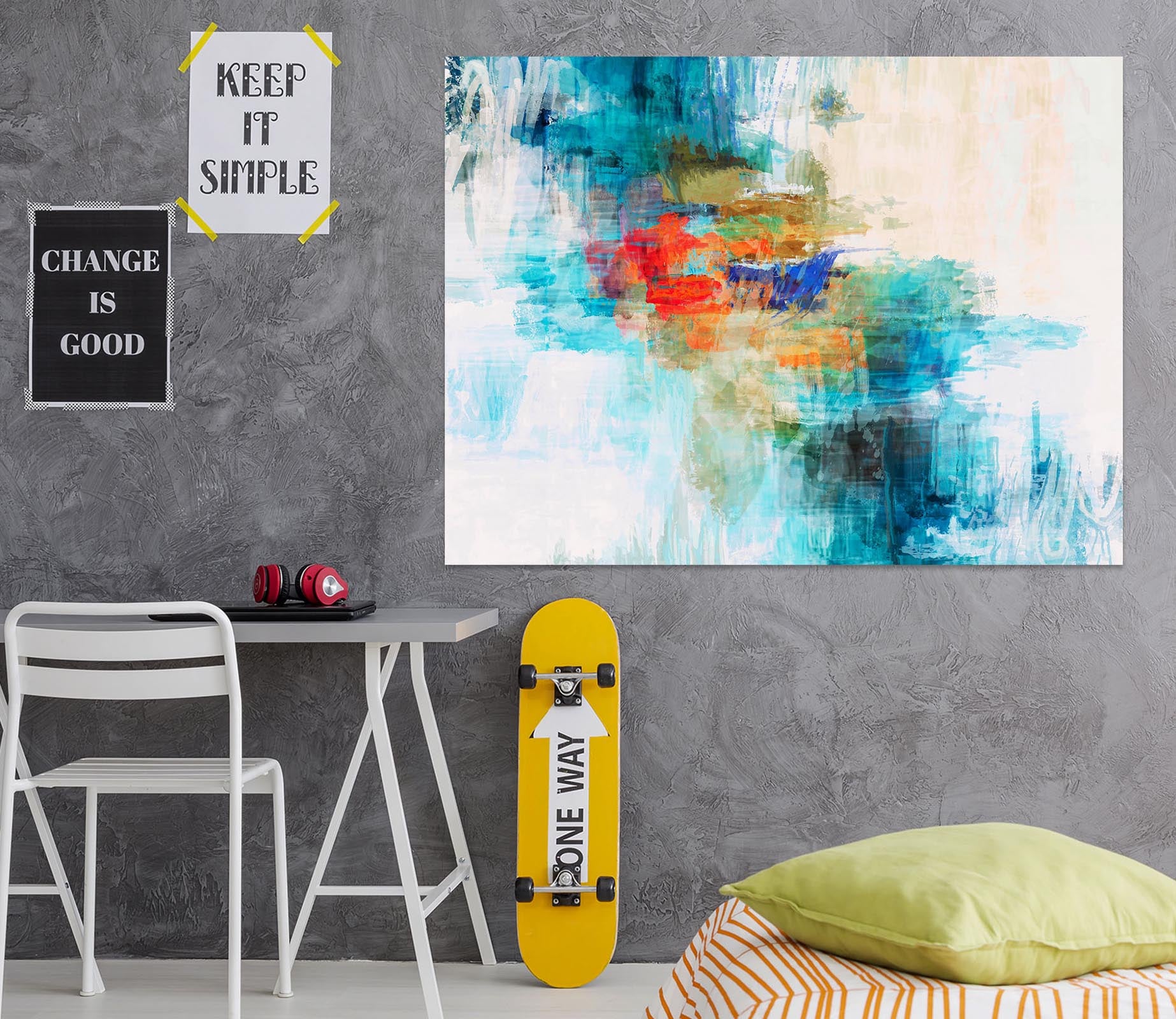 3D Abstract Art 006 Michael Tienhaara Wall Sticker