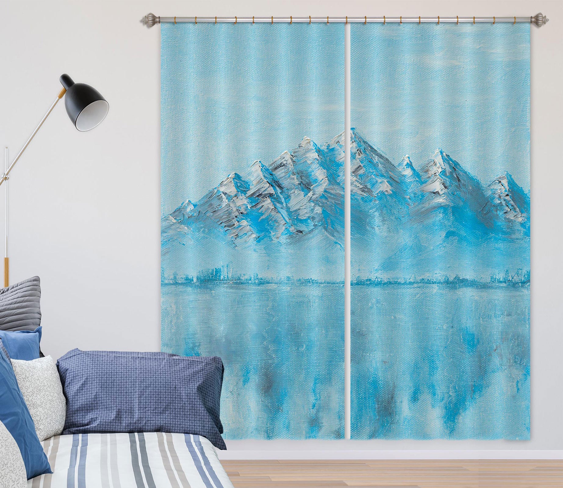 3D Glacier 1717 Marina Zotova Curtain Curtains Drapes