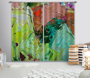 3D Color Graffiti 199 Allan P. Friedlander Curtain Curtains Drapes