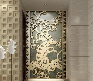 3D Golden Mouse WC282 Wall Murals