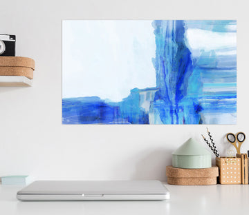 3D Blue Graffiti 023 Michael Tienhaara Wall Sticker