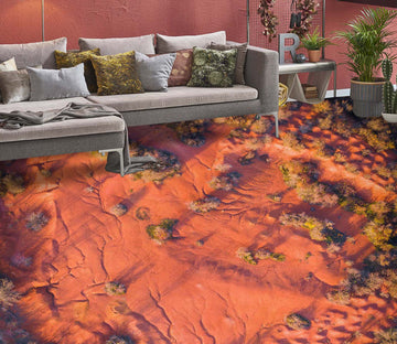 3D Dark Orange Land 603 Floor Mural  Wallpaper Murals Rug & Mat Print Epoxy waterproof bath floor