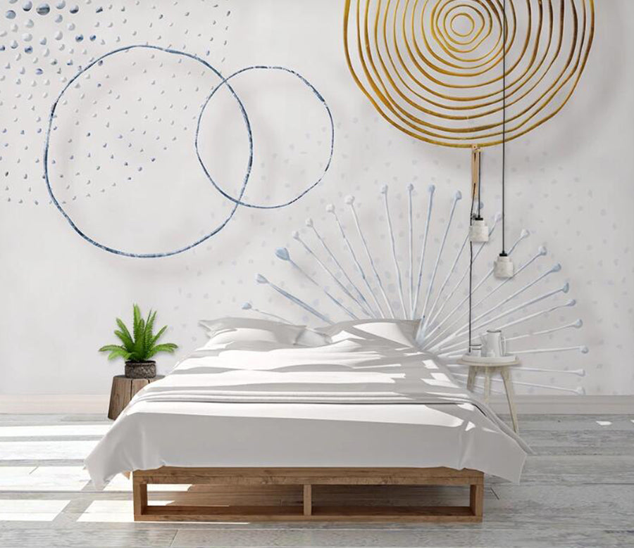 3D Circular Art Style 992 Wall Murals