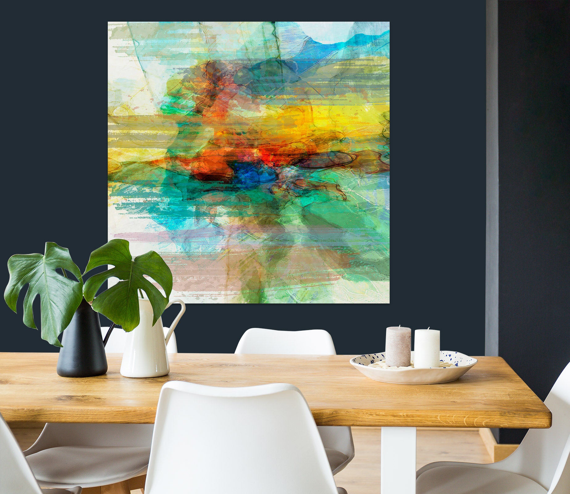 3D Color Light 030 Michael Tienhaara Wall Sticker