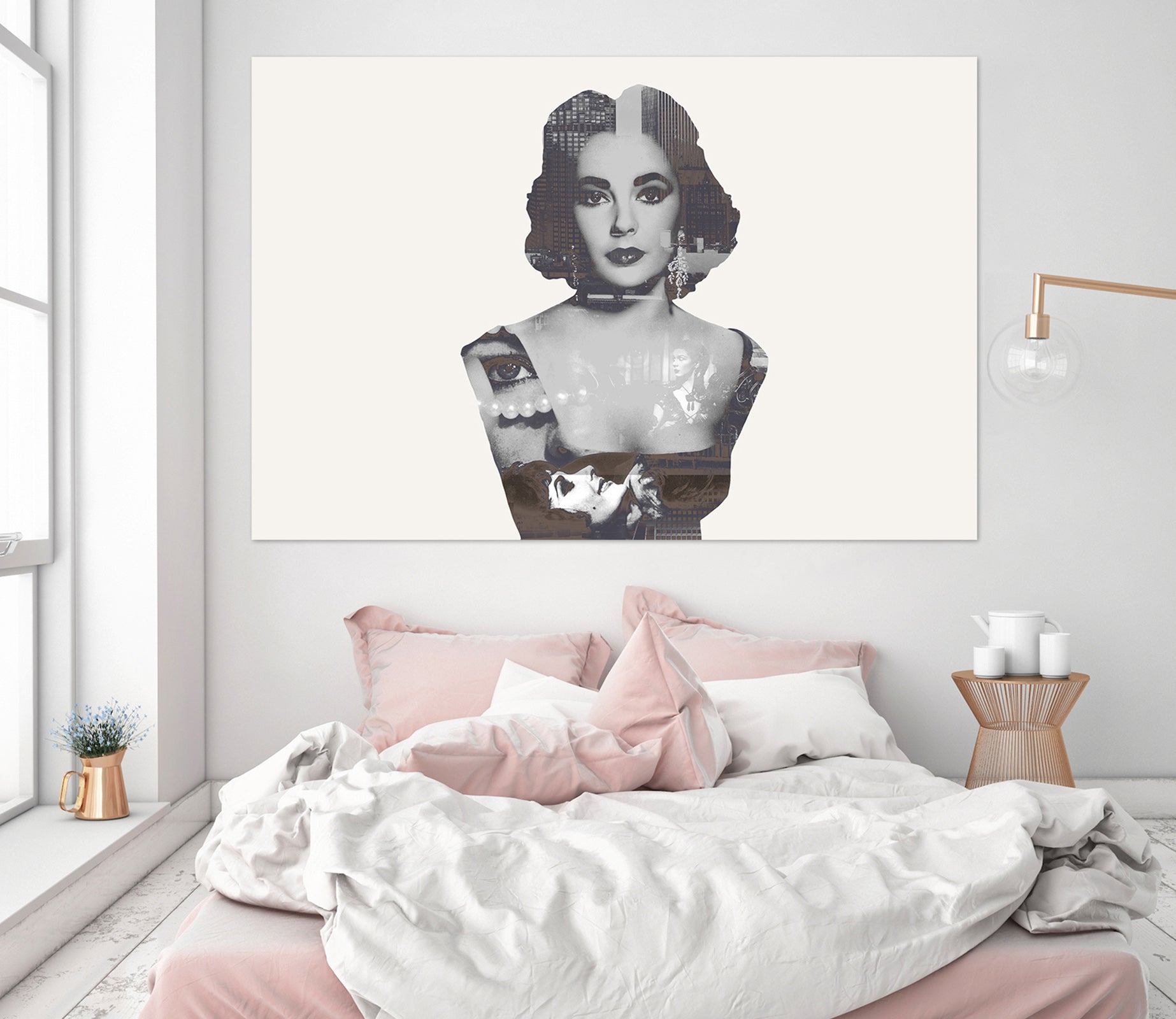 3D Short Hair Girl 012 Marco Cavazzana Wall Sticker