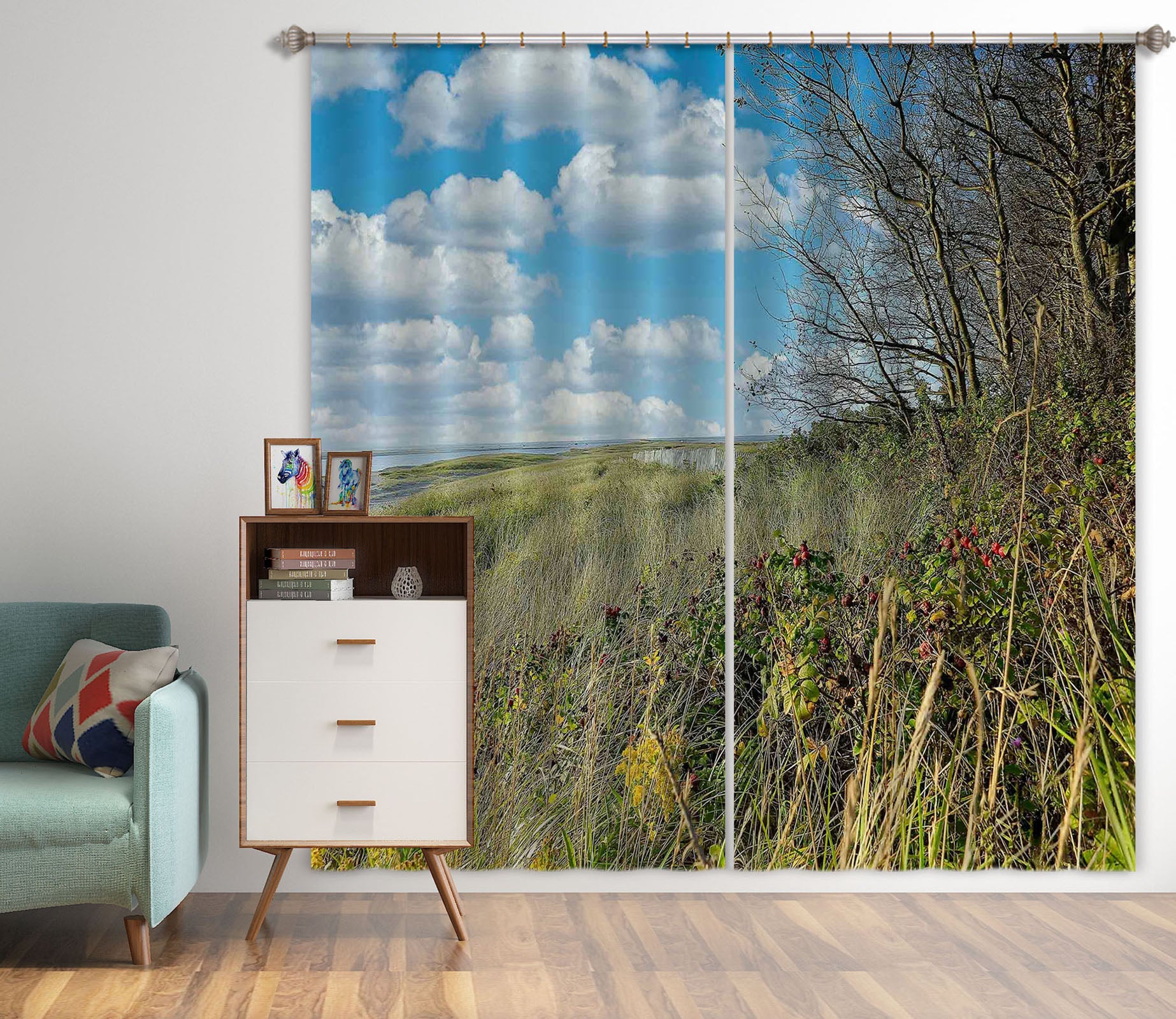 3D Withered Trees 62156 Kathy Barefield Curtain Curtains Drapes