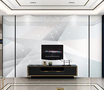 3D Star Point Connection 120 Wall Murals