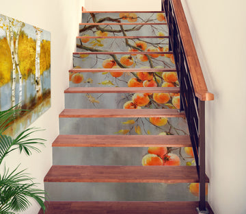 3D Ripe Persimmons 182 Stair Risers