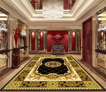 3D Black Diamond WG543 Floor Mural Wallpaper AJ Wallpaper 2 