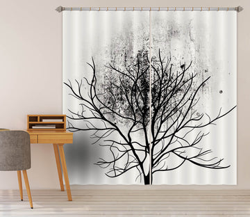 3D Dead Tree 063 Boris Draschoff Curtain Curtains Drapes