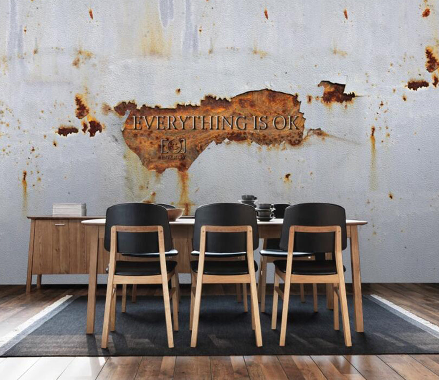 3D Metal Rust 532 Wall Murals