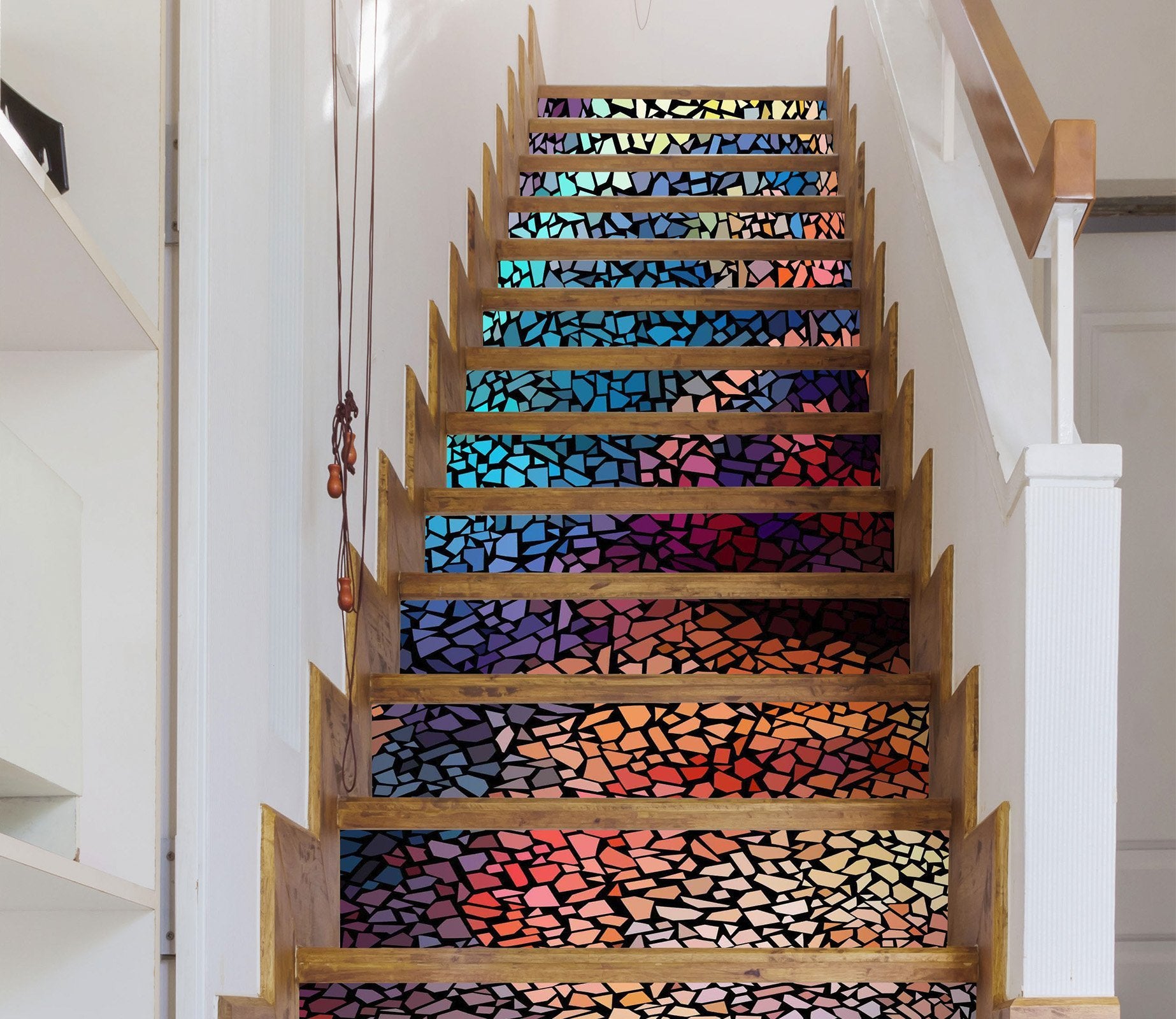 3D Mosaic Pattern 249 Stair Risers Wallpaper AJ Wallpaper 