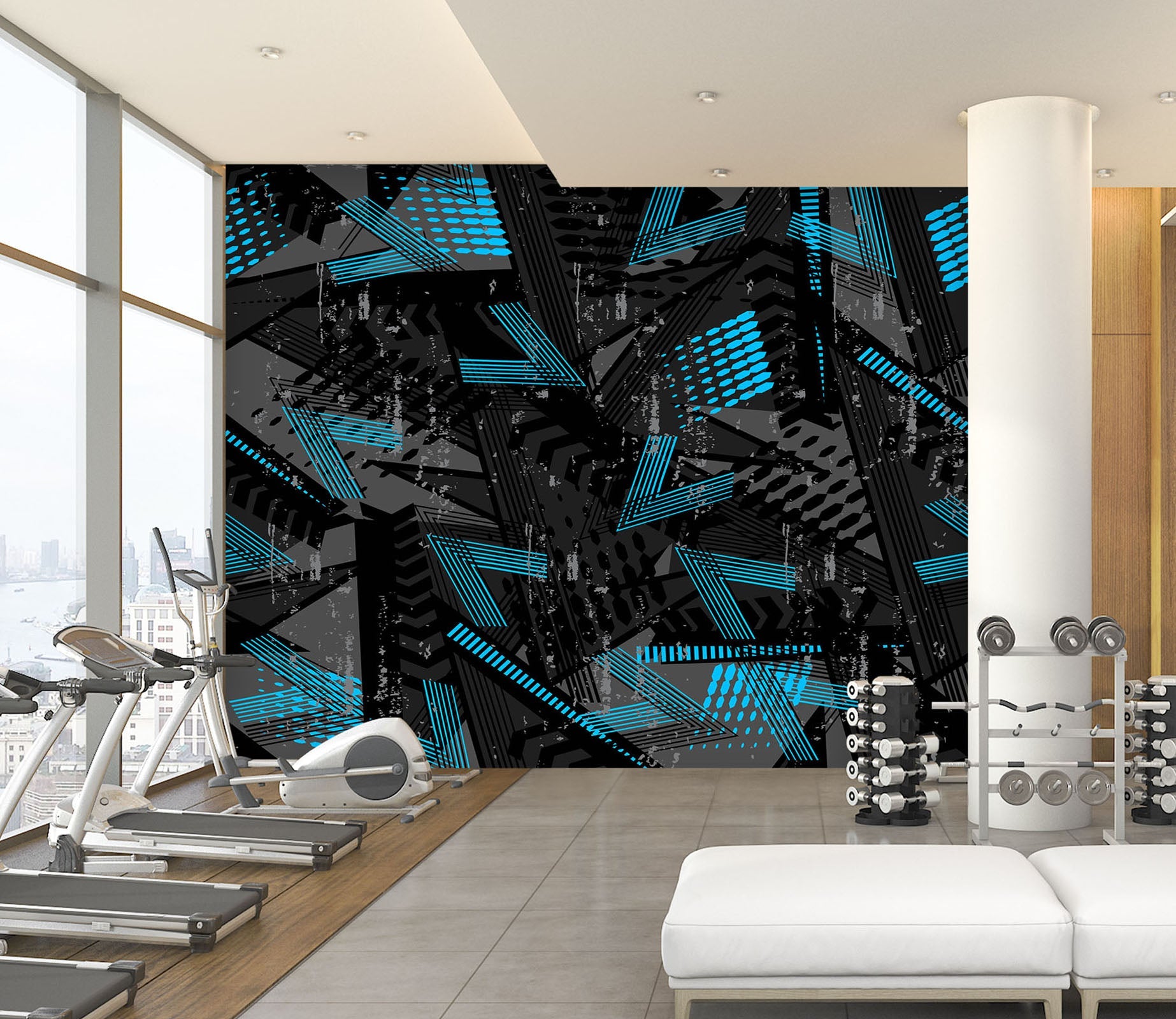 3D Colored Object 096 Wall Murals Wallpaper AJ Wallpaper 2 