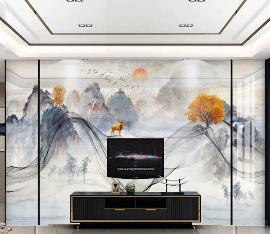 3D landscape Painting 106 Wall Murals