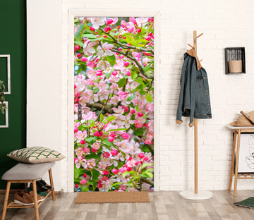 3D Pink Floret 5149 Assaf Frank Door Mural