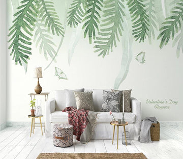 3D Cool Leaves 1113 Wall Murals