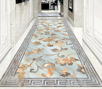 3D Colored Leaves WG702 Floor Mural Wallpaper AJ Wallpaper 2 