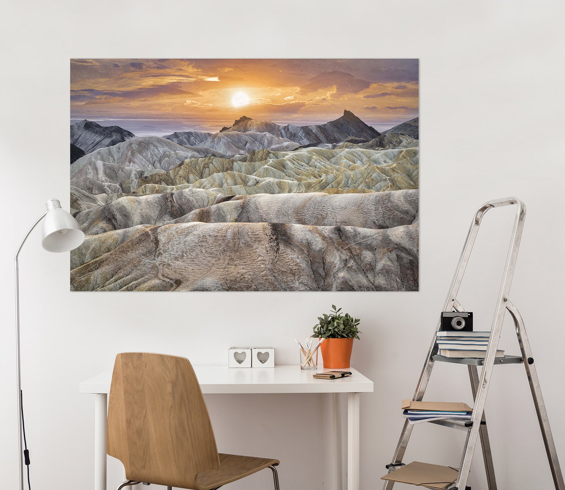 3D Desert Mound 145 Marco Carmassi Wall Sticker
