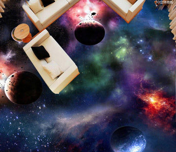 3D Colored Starry Sky WG154 Floor Mural Wallpaper AJ Wallpaper 2 