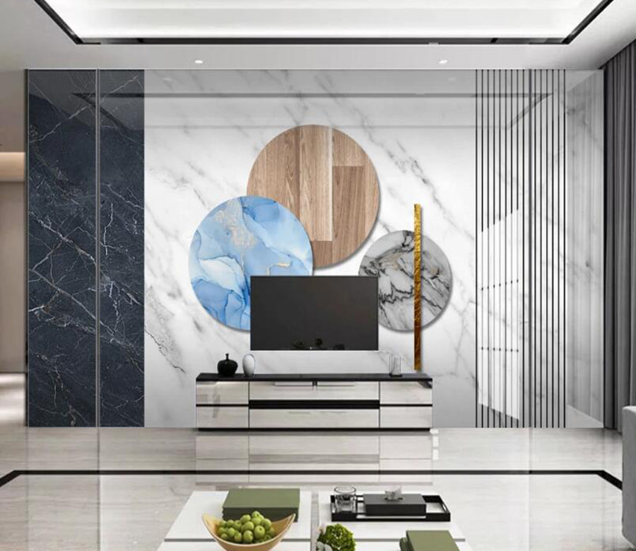 3D Circular Pattern 336 Wall Murals