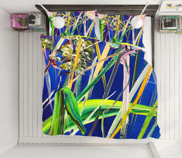 3D Green Grass Flower 561 Skromova Marina Bedding Bed Pillowcases Quilt