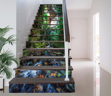 3D Bleak Deep Woods 366 Stair Risers