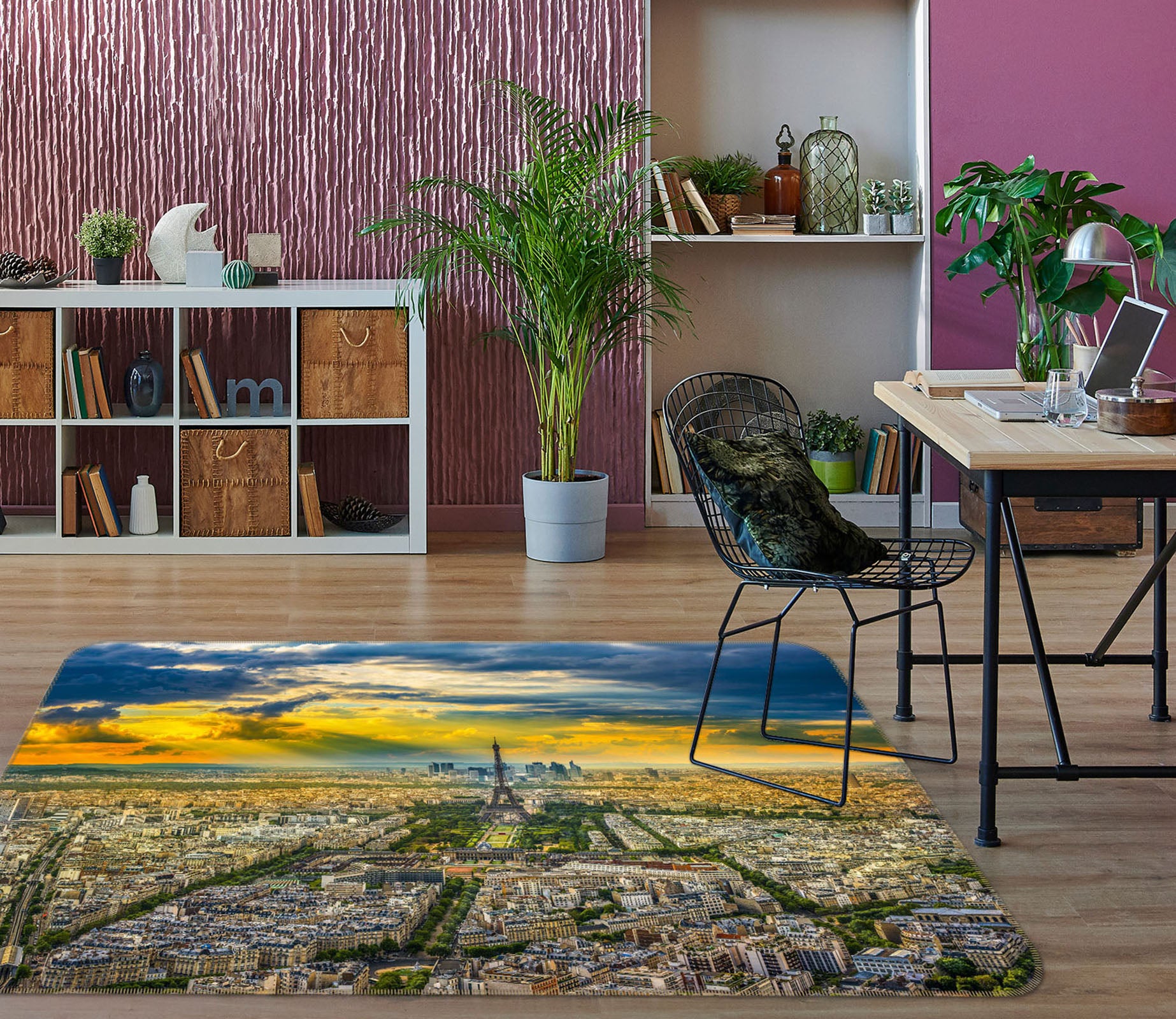 3D Dusk City 1131 Marco Carmassi Rug Non Slip Rug Mat